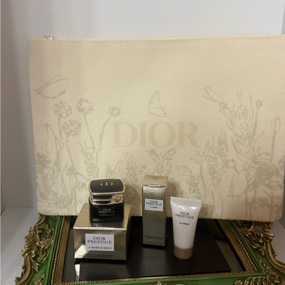 Dior Prestige Skincare Collection with Cream Pouch